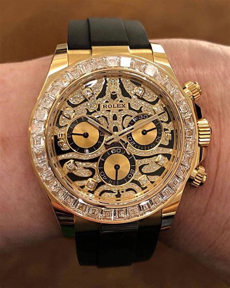 rolex daytona yellow gold eye tiger|rolex eye of the tiger price.